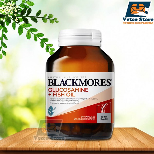 Viên uống Glucosamin & Dầu cá Blackmores Glucosamine & Fish Oil 90 viên